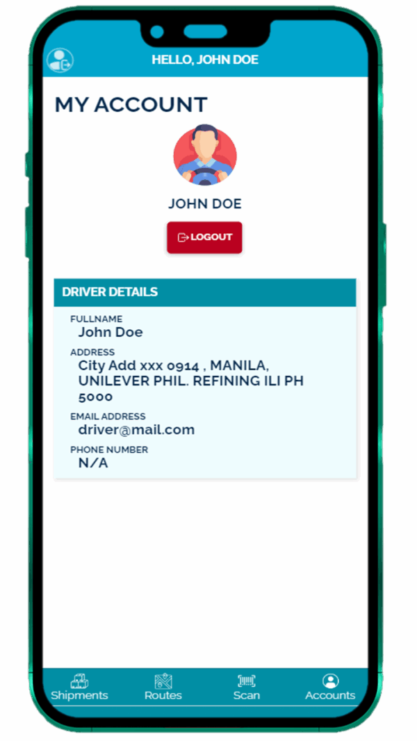 WPCargo Driver Mobile Android APP -  Proof of Delivery - Ninja Van POD Driver App Clone - Image 5