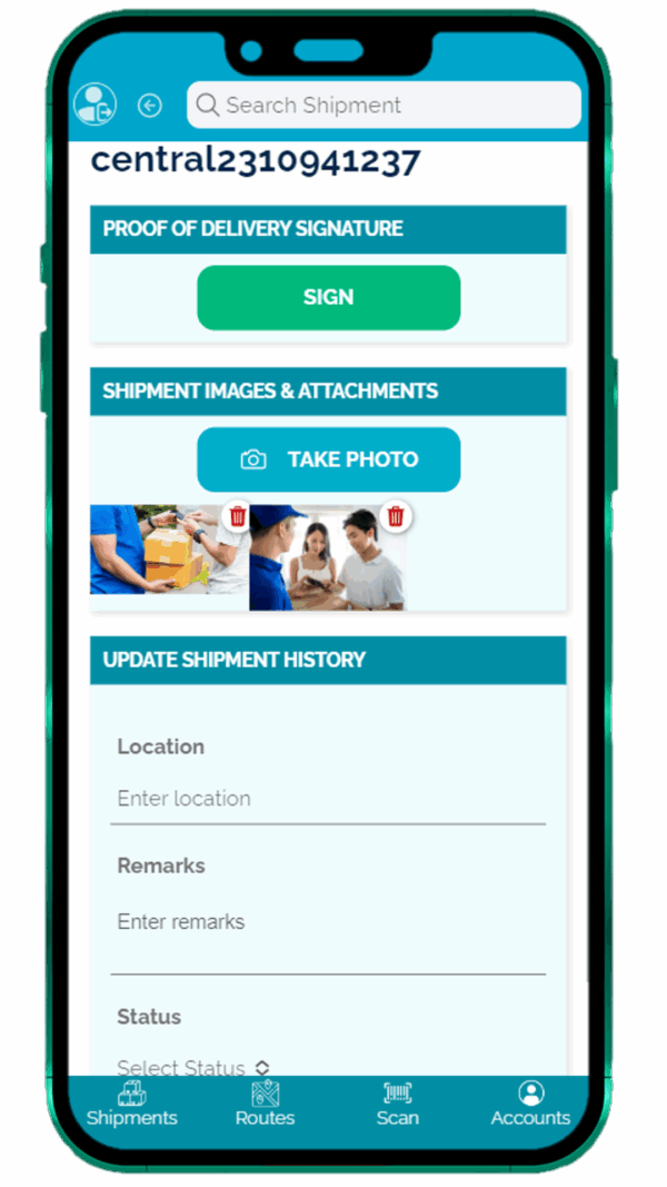 WPCargo Driver Mobile Android APP -  Proof of Delivery - Ninja Van POD Driver App Clone - Image 8