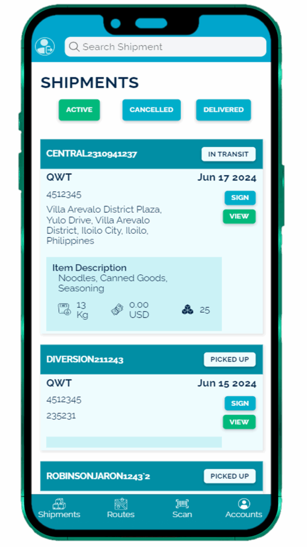 WPCargo Driver Mobile Android APP -  Proof of Delivery - Ninja Van POD Driver App Clone - Image 4